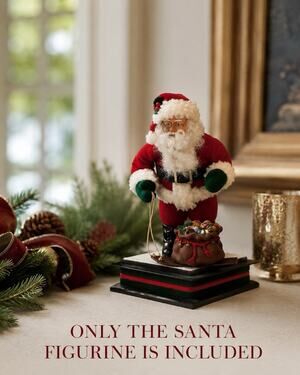 Vintage HOLIDAY CREATIONS Animated Lighted Musical Santa Claus